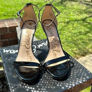 Sam Edelman Ariel Black Patent Heel